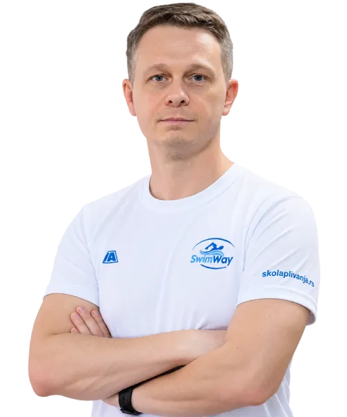 Dušan Milić, trener škole plivanja Swim Way na Banjici